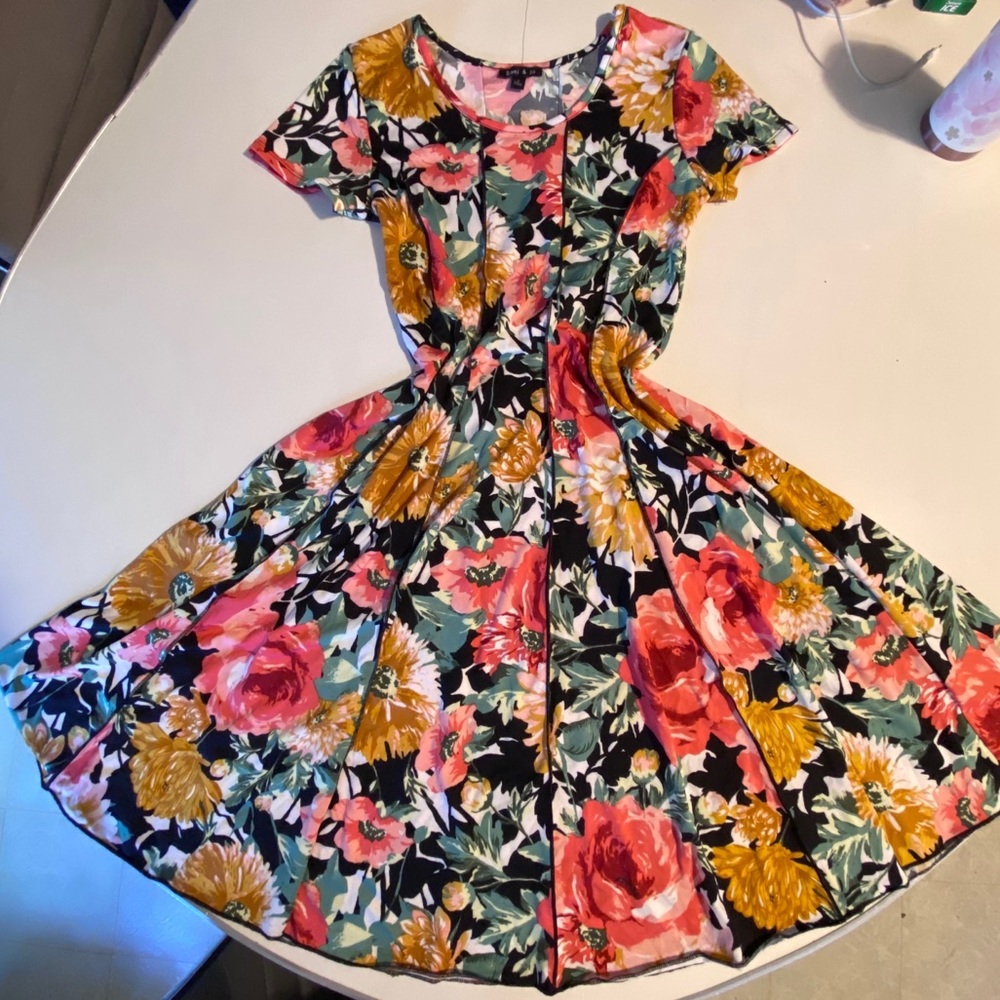 Flowery Summer Dress